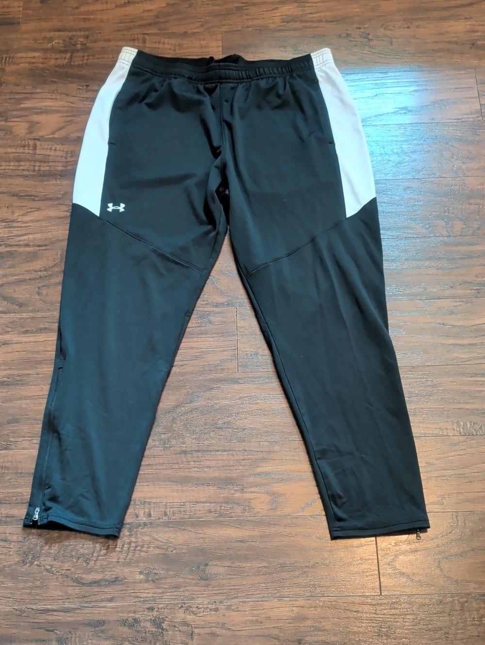 Under Armour Black and White Track Joggers